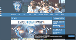 Desktop Screenshot of empolicalcio.net