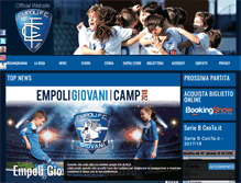 Tablet Screenshot of empolicalcio.net